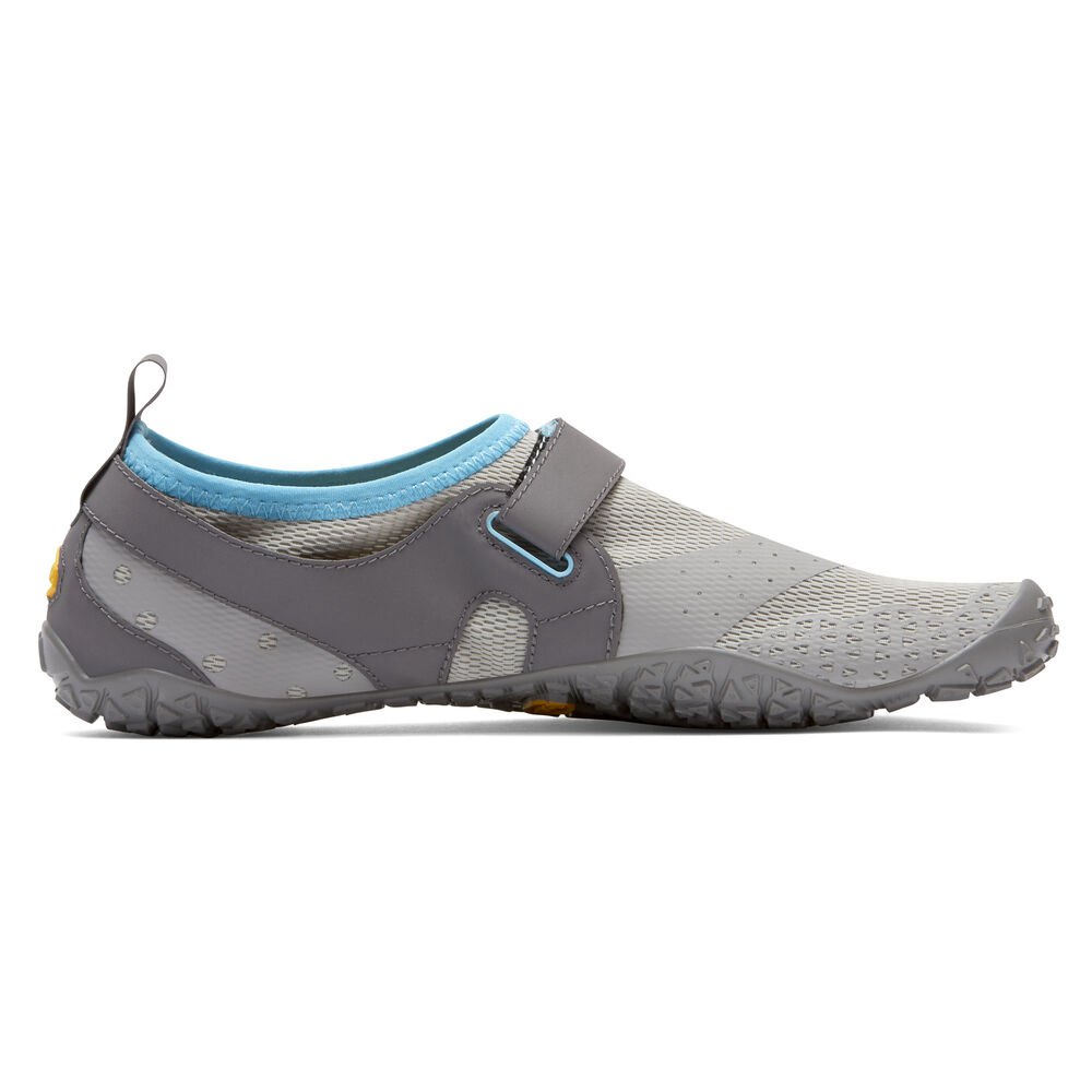 Vibram Five Fingers Womens Water Shoes - Grey/Blue - V-Aqua - 30495-GYDS